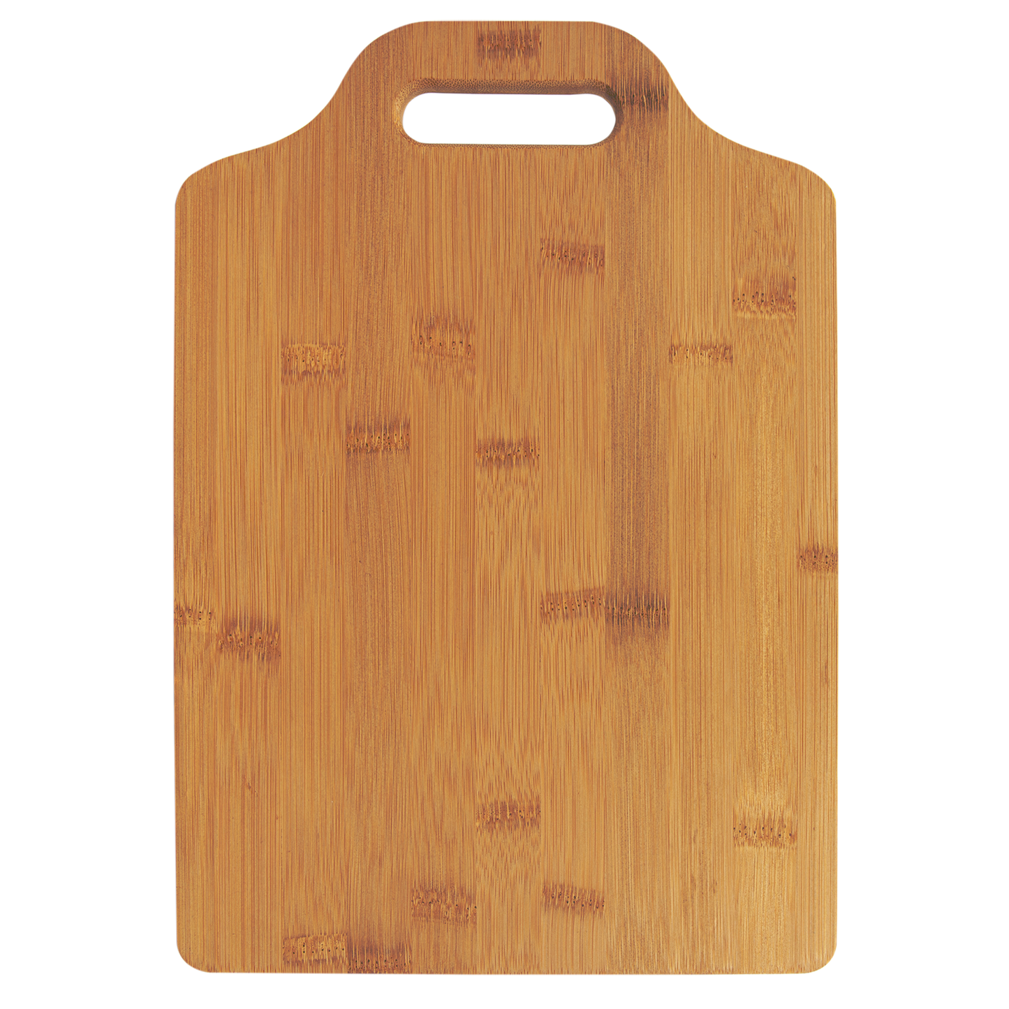 Bamboo Cutting Board with Handle and Custom Laser Burned Image