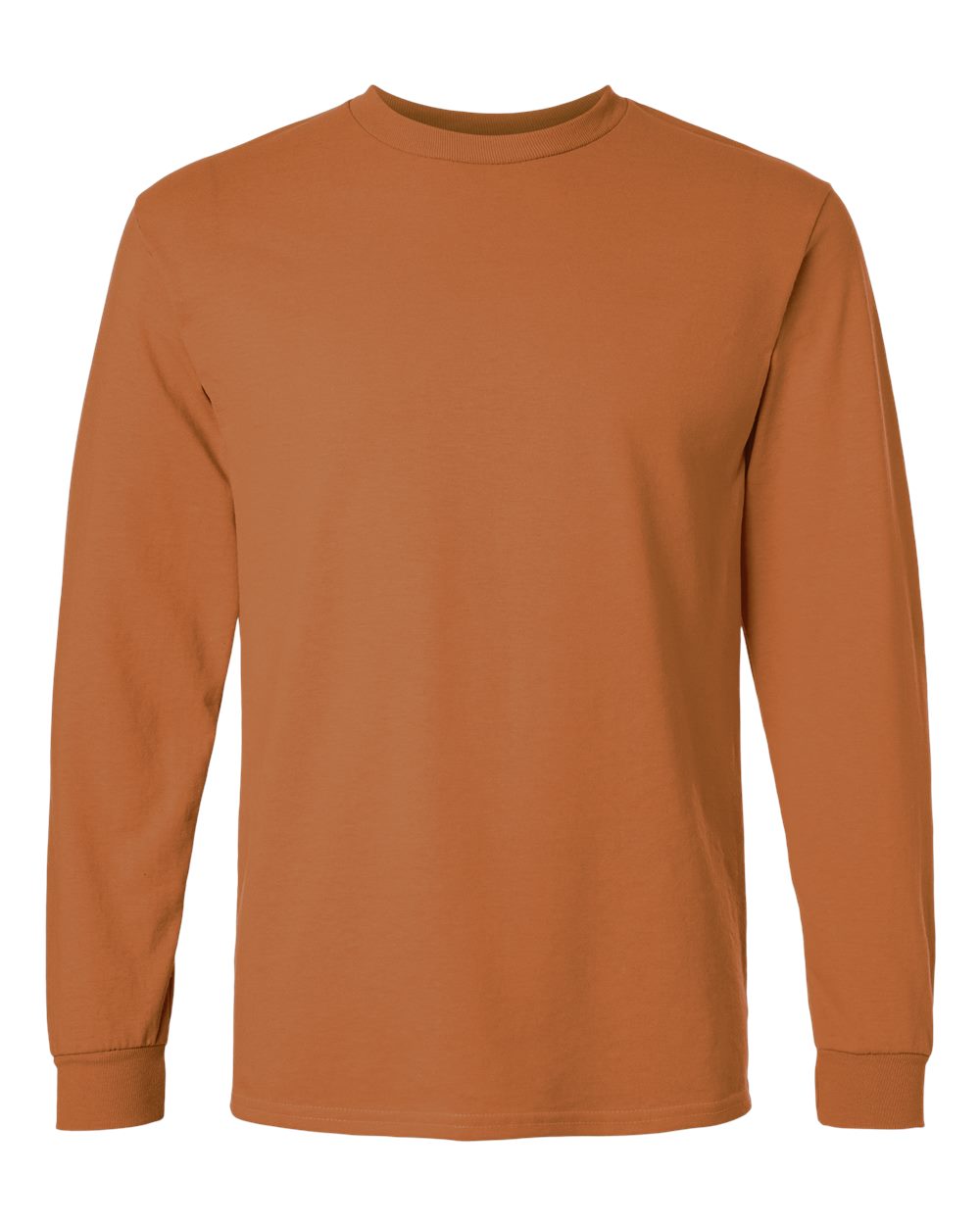 Gildan 2400 long sleeve shirt in Texas Orange