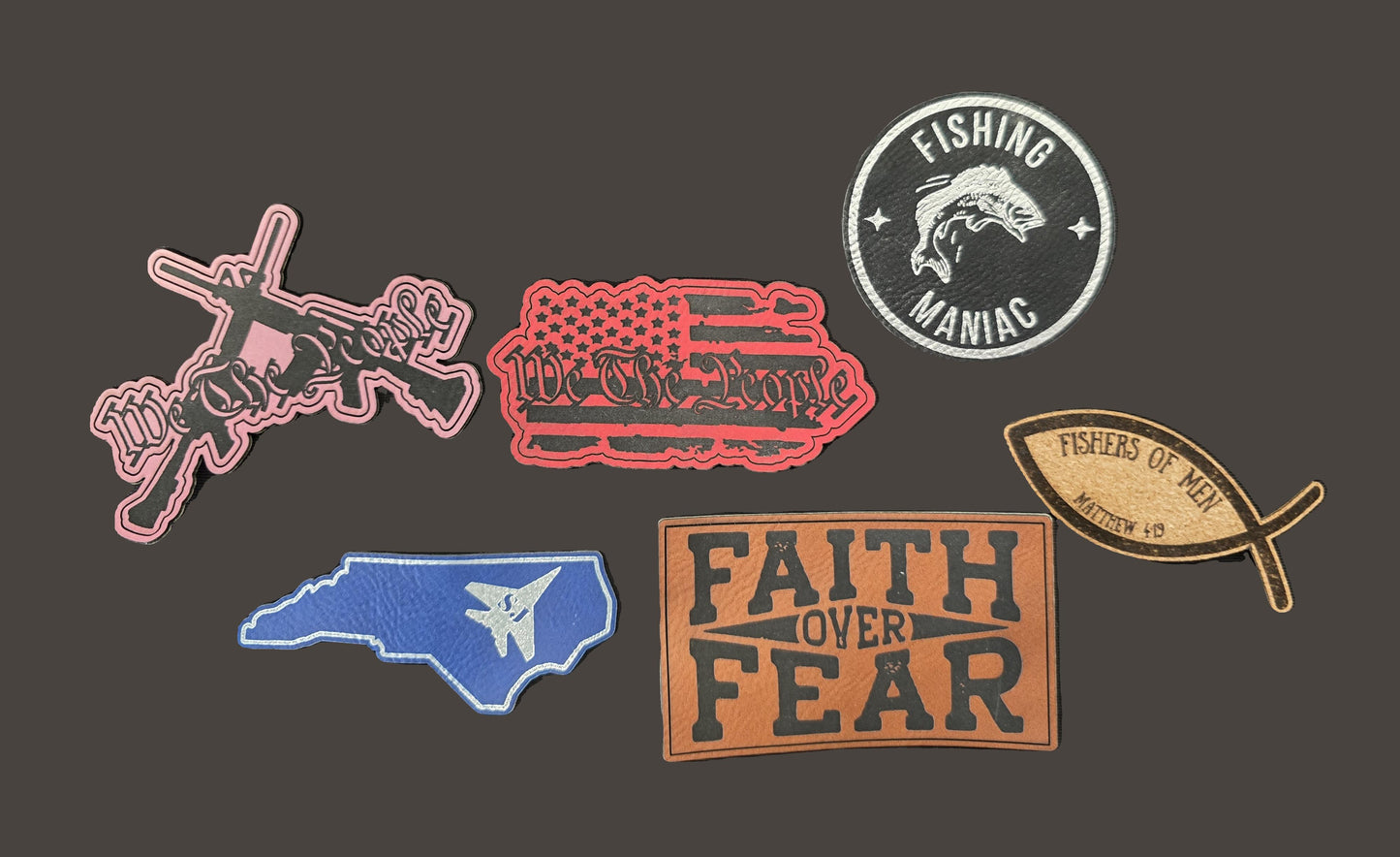 Custom Leatherette Adhesive Patch