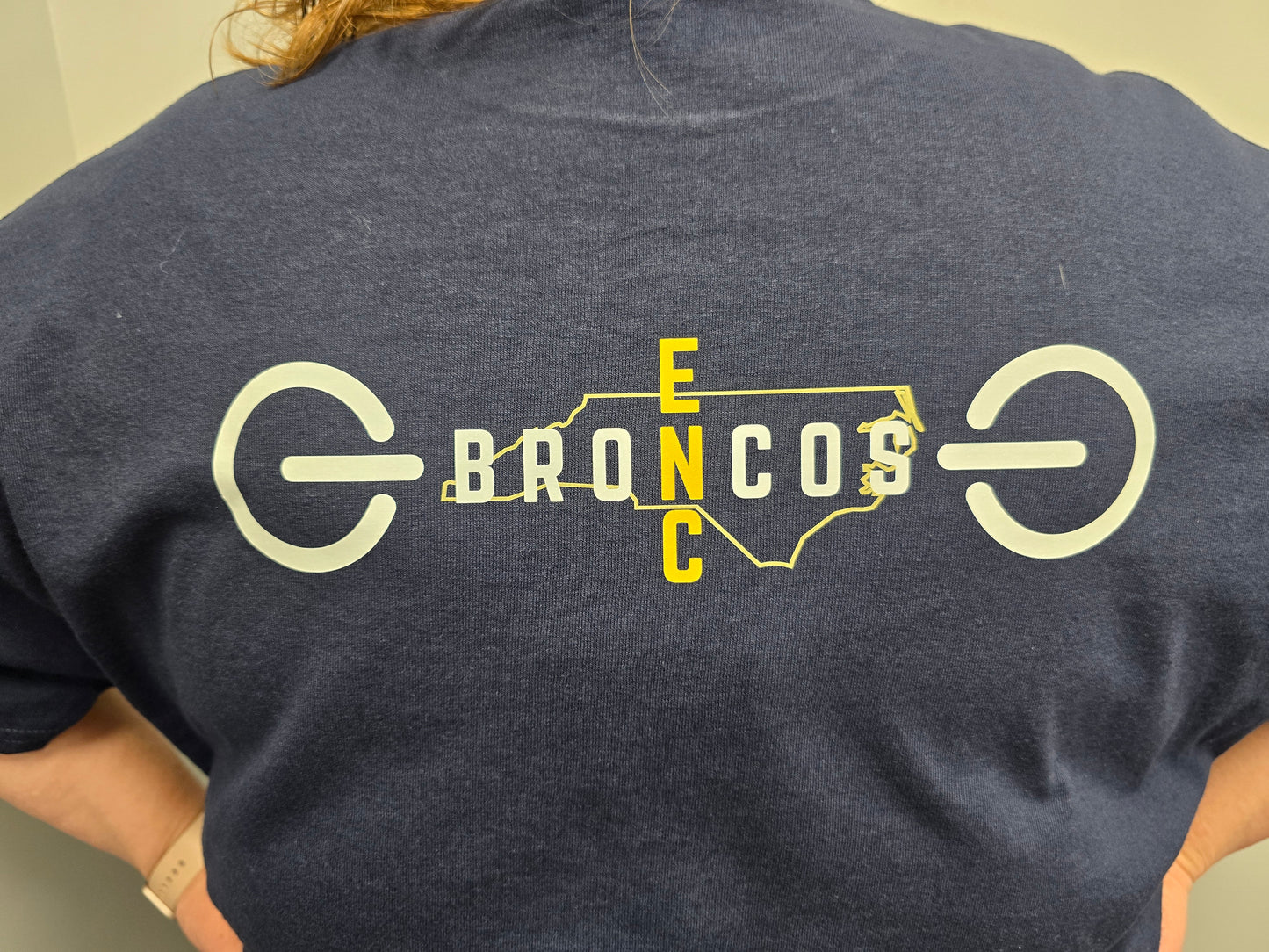 ENC Bronco Short Sleeve Shirt Navy Blue