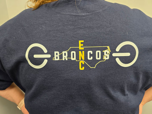 ENC Bronco Short Sleeve Shirt Navy Blue