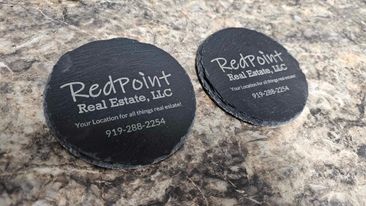 4pk Custom Engraved Slate Coasters