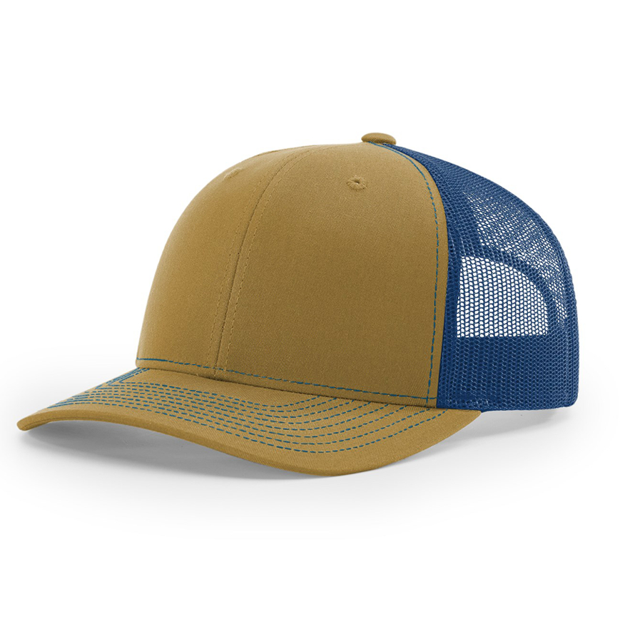 Richardson 112 Trucker Hat with Custom Leatherette Patch