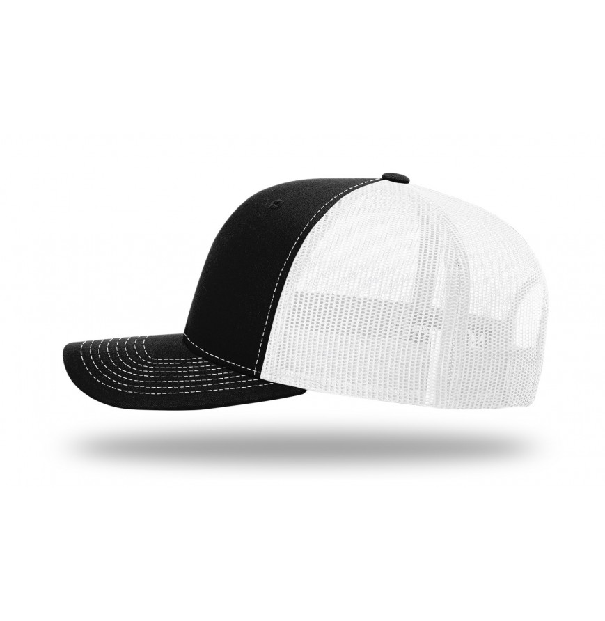 Richardson 112 Trucker Hat with Custom Leatherette Patch