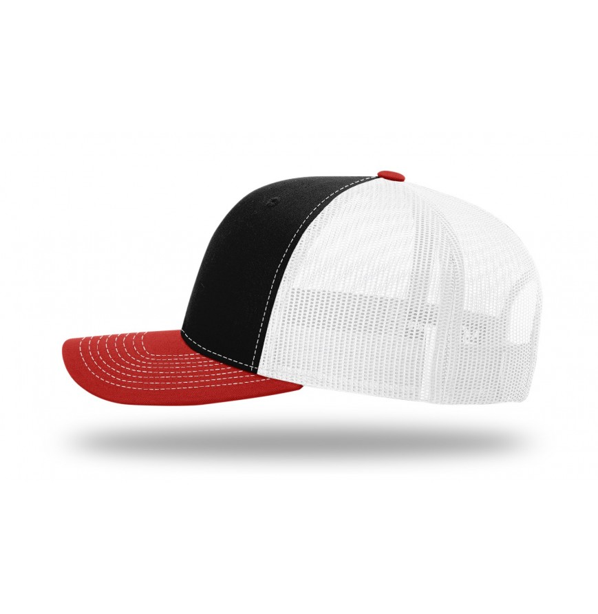 Richardson 112 Trucker Hat with Custom Leatherette Patch