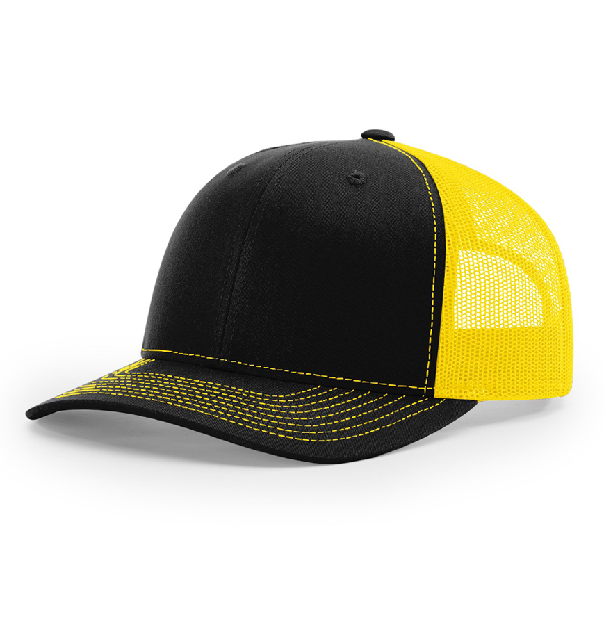 Richardson 112 Trucker Hat with Custom Leatherette Patch