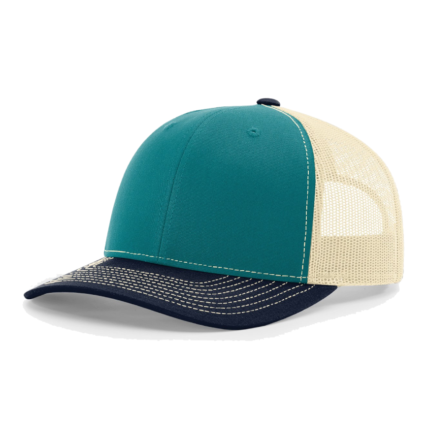 Richardson 112 Trucker Hat with Custom Leatherette Patch