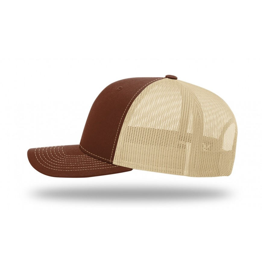 Richardson 112 Trucker Hat with Custom Leatherette Patch