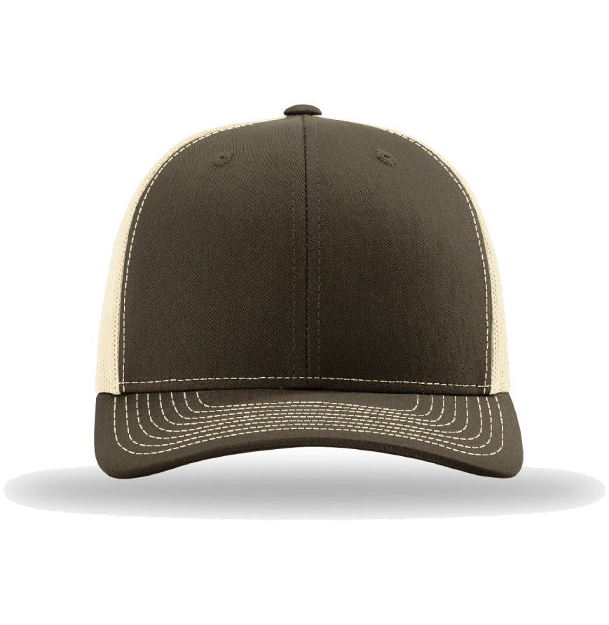 Richardson 112 Trucker Hat with Custom Leatherette Patch