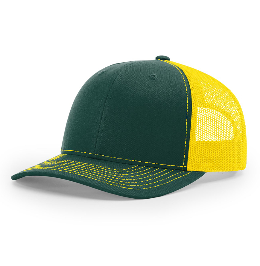 Richardson 112 Trucker Hat with Custom Leatherette Patch