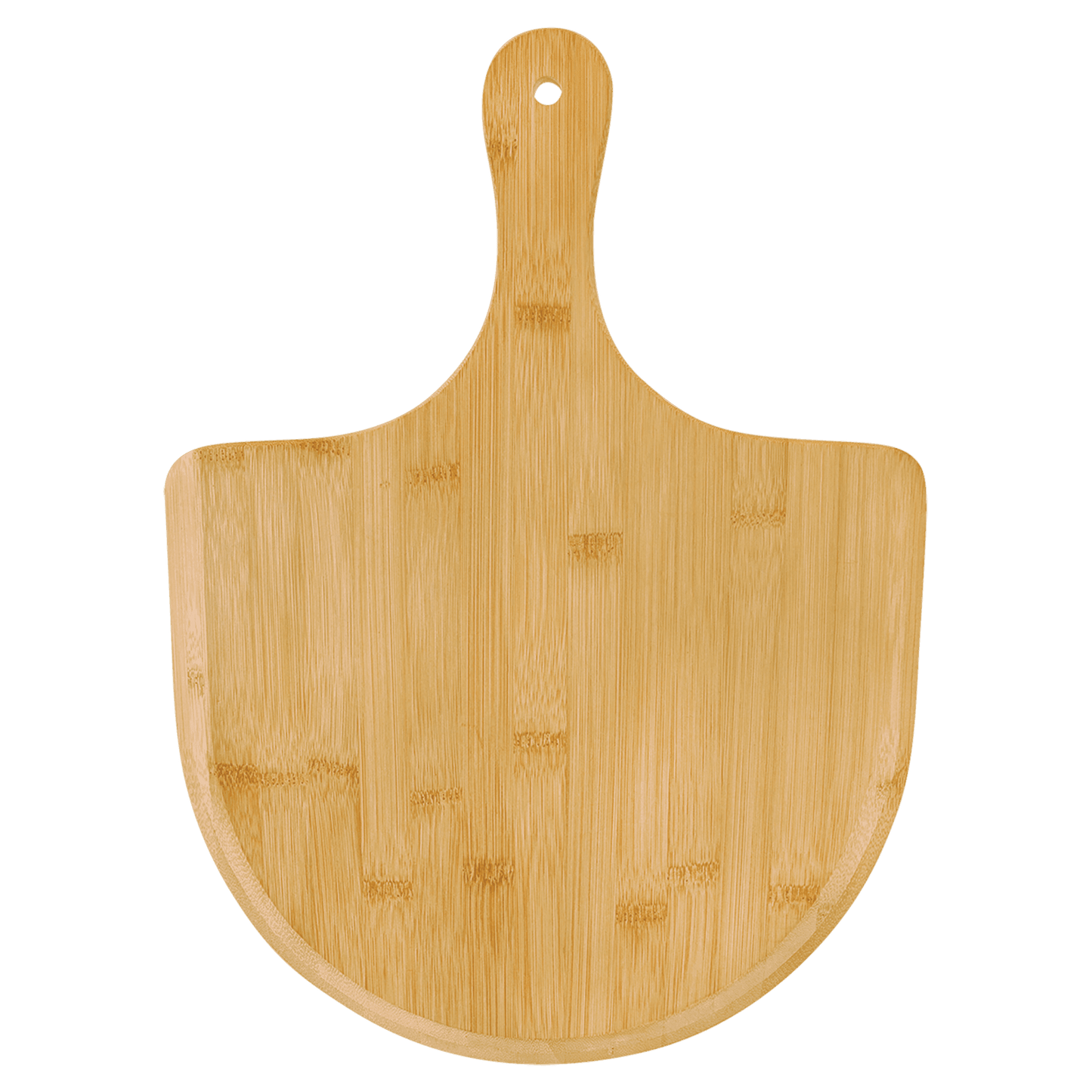 Bamboo Pizza Board with Custom Laser Engraved Design.