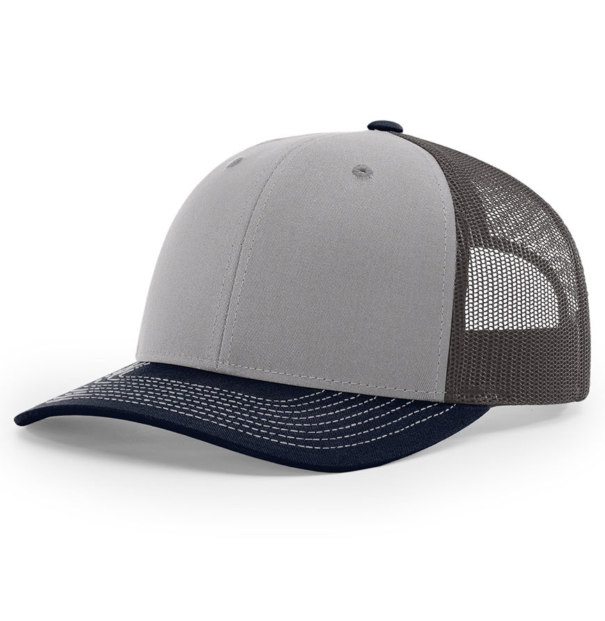 Richardson 112 Trucker Hat with Custom Leatherette Patch