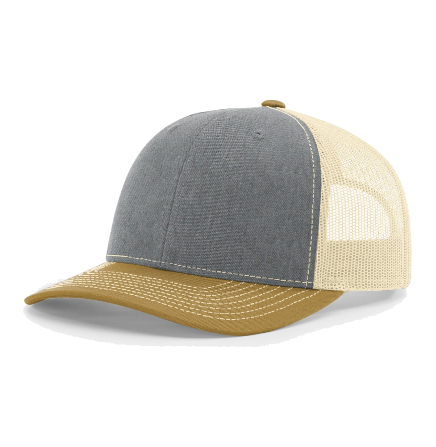 Richardson 112 Trucker Hat with Custom Leatherette Patch