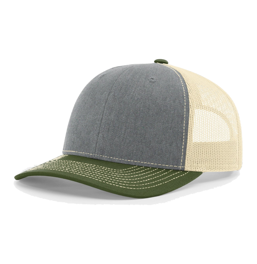 Richardson 112 Trucker Hat with Custom Leatherette Patch