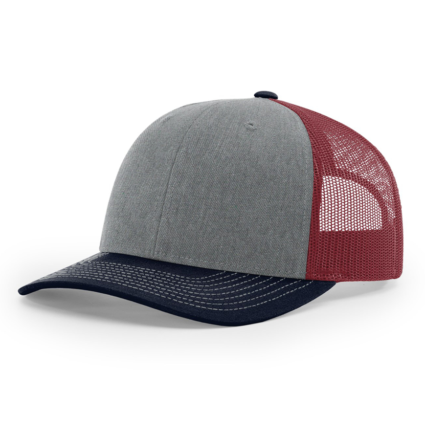 Richardson 112 Trucker Hat with Custom Leatherette Patch