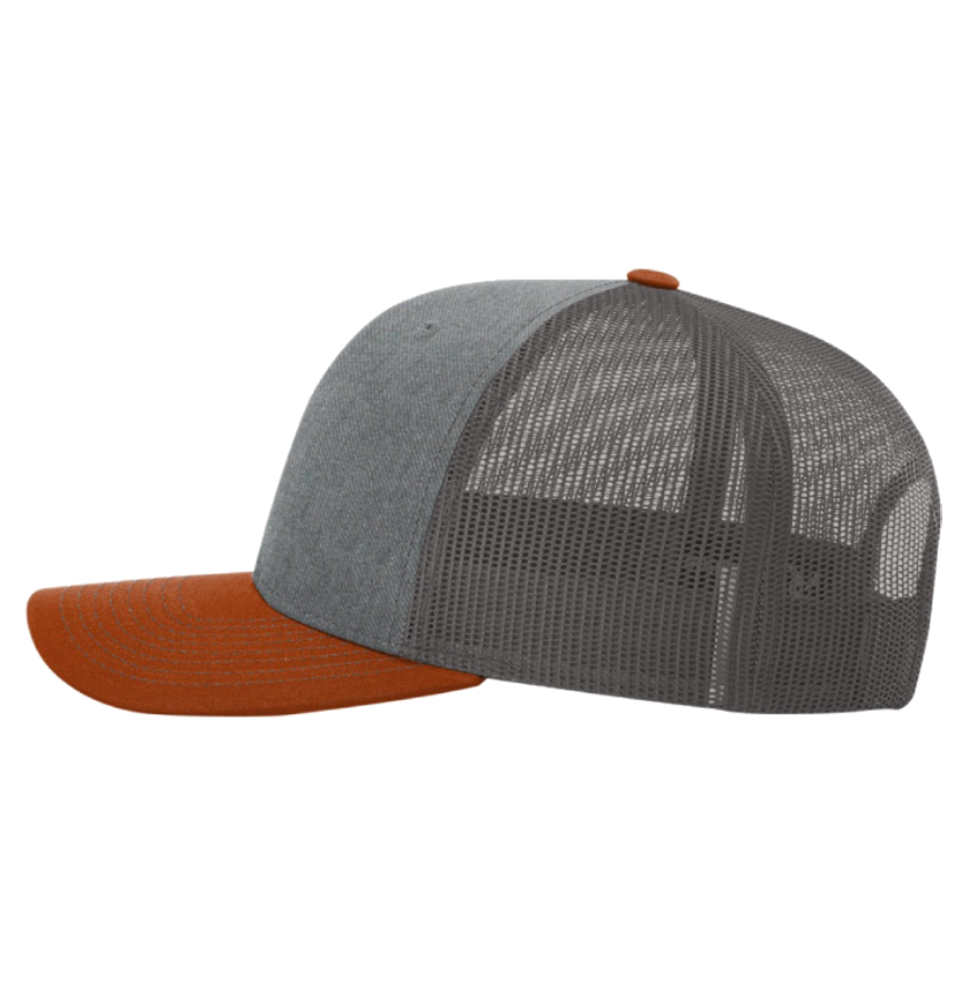 Richardson 112 Trucker Hat with Custom Leatherette Patch