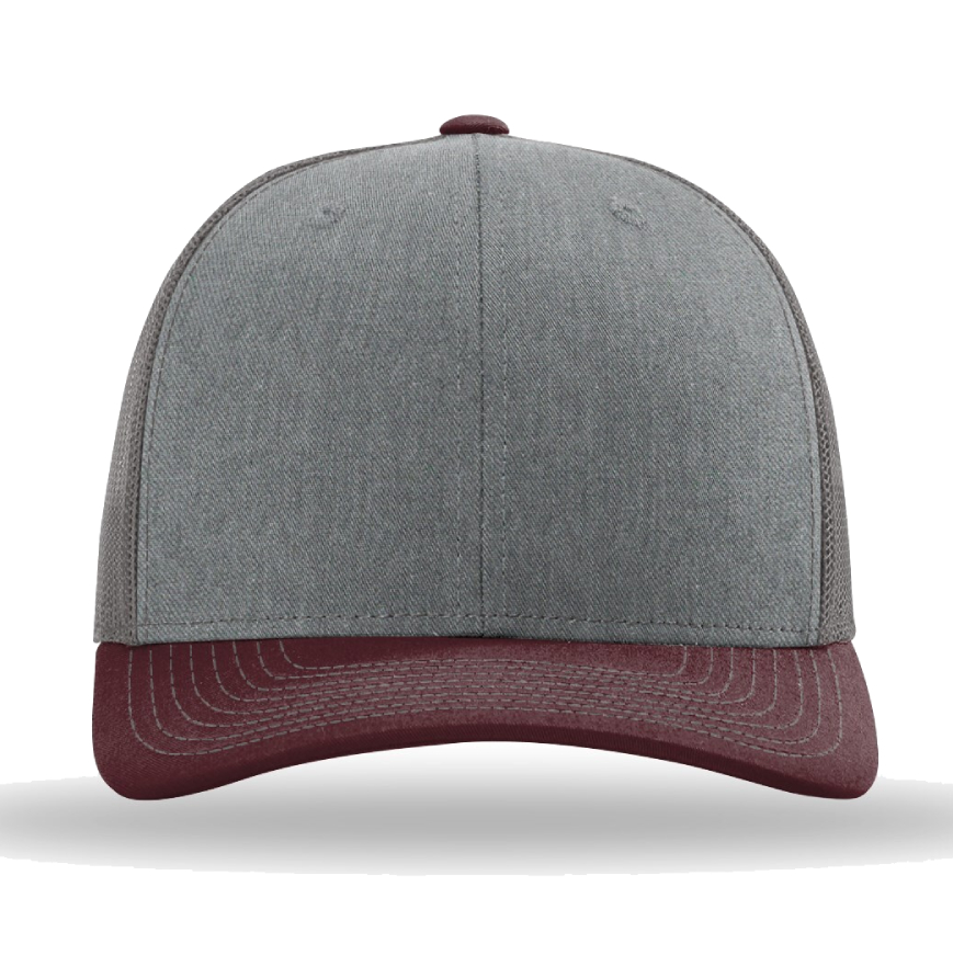 Richardson 112 Trucker Hat with Custom Leatherette Patch