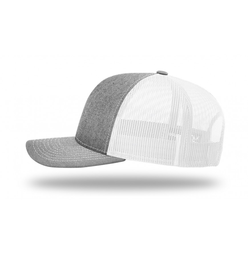 Richardson 112 Trucker Hat with Custom Leatherette Patch