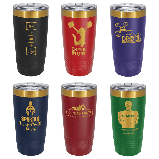 Ion Colors * 20oz Tumbler with Custom Laser Design