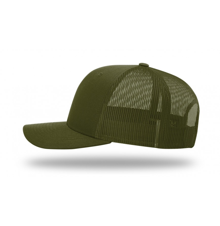 Richardson 112 Trucker Hat with Custom Leatherette Patch