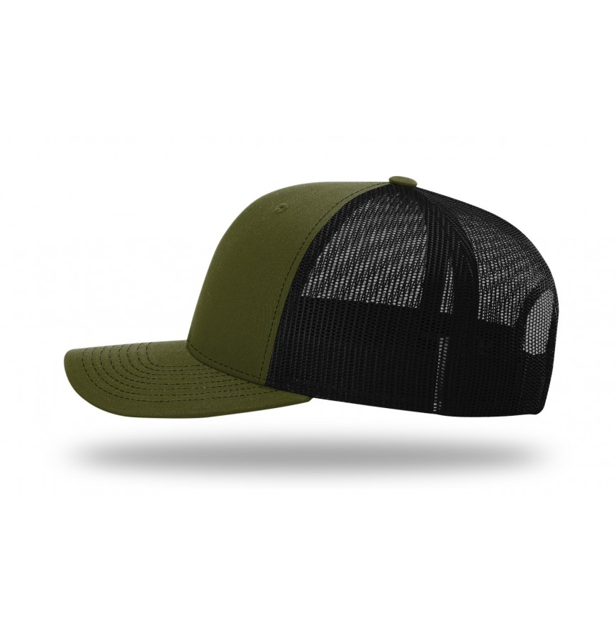Richardson 112 Trucker Hat with Custom Leatherette Patch