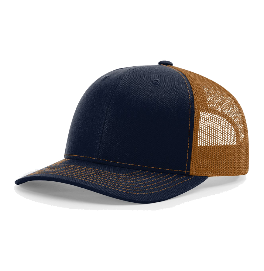 Richardson 112 Trucker Hat with Custom Leatherette Patch