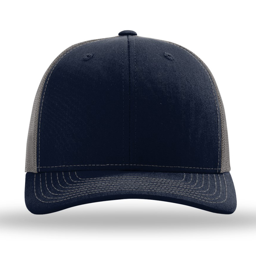 Richardson 112 Trucker Hat with Custom Leatherette Patch