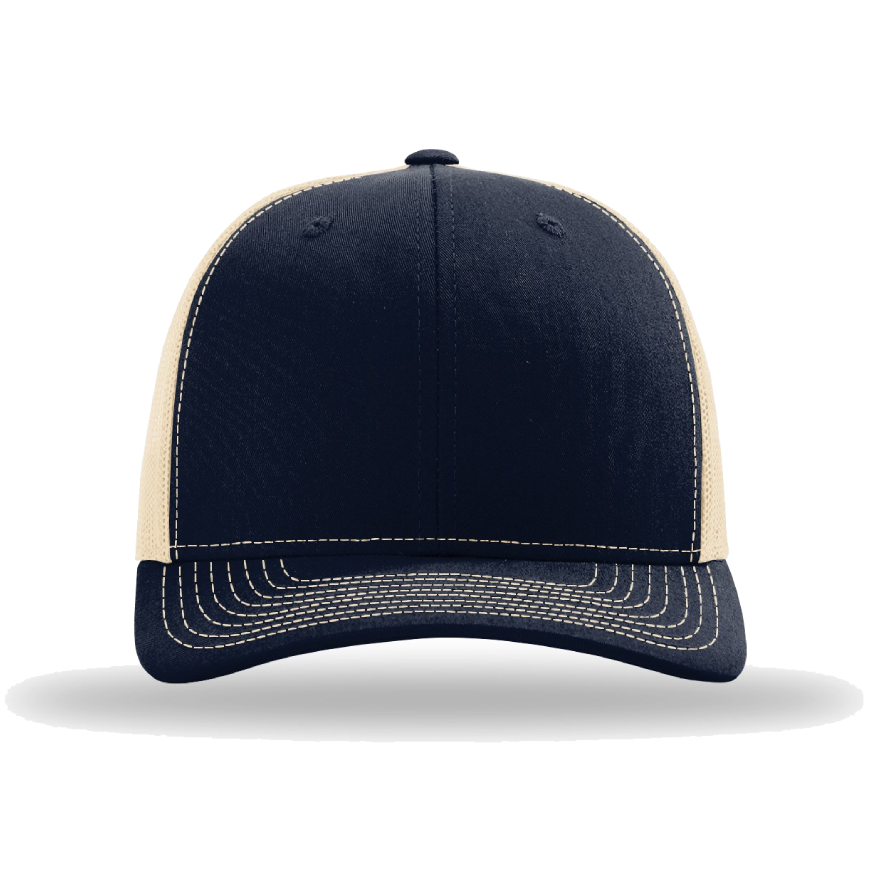Richardson 112 Trucker Hat with Custom Leatherette Patch