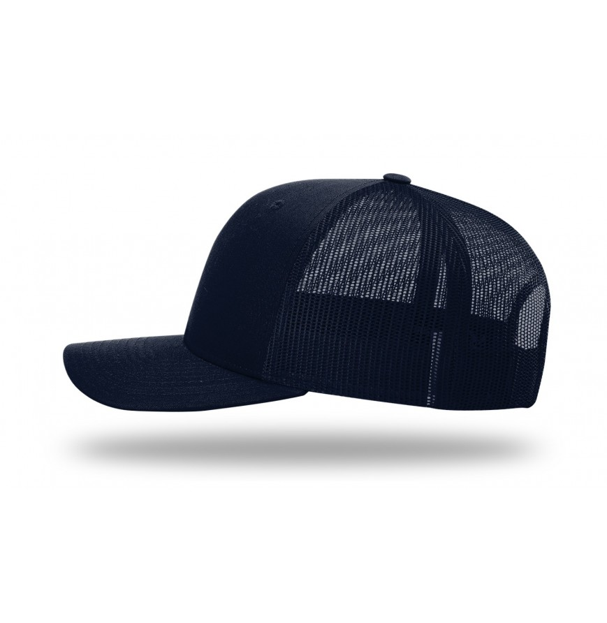 Richardson 112 Trucker Hat with Custom Leatherette Patch