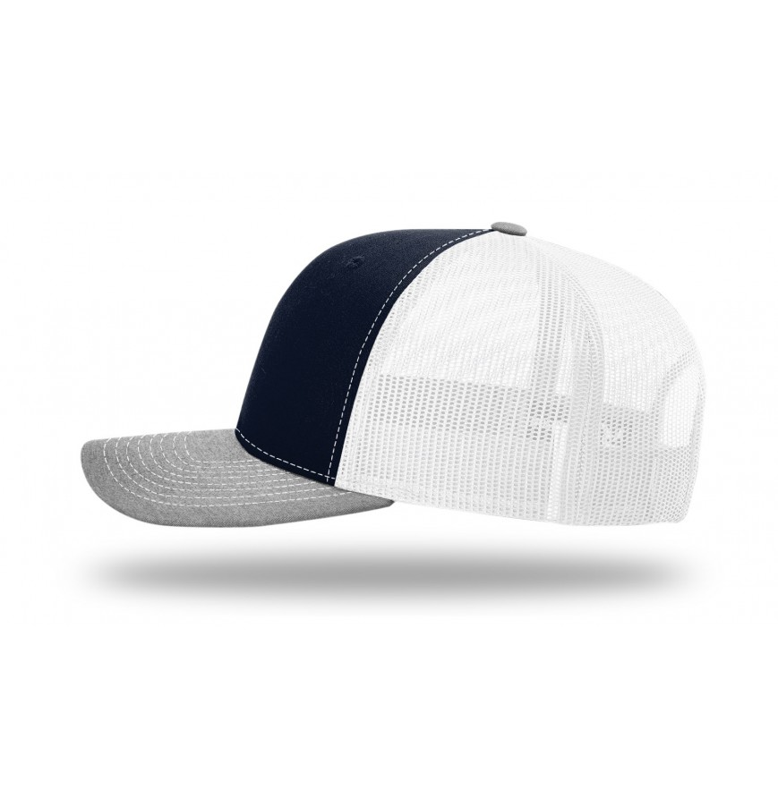 Richardson 112 Trucker Hat with Custom Leatherette Patch