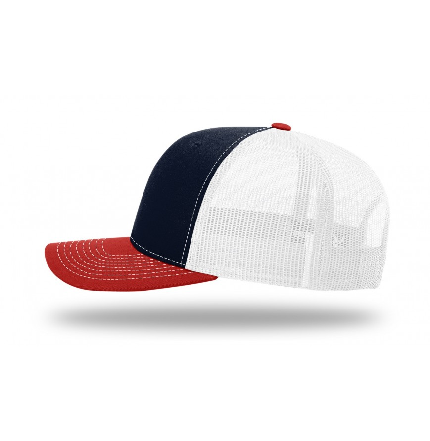 Richardson 112 Trucker Hat with Custom Leatherette Patch