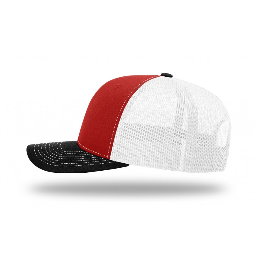Richardson 112 Trucker Hat with Custom Leatherette Patch