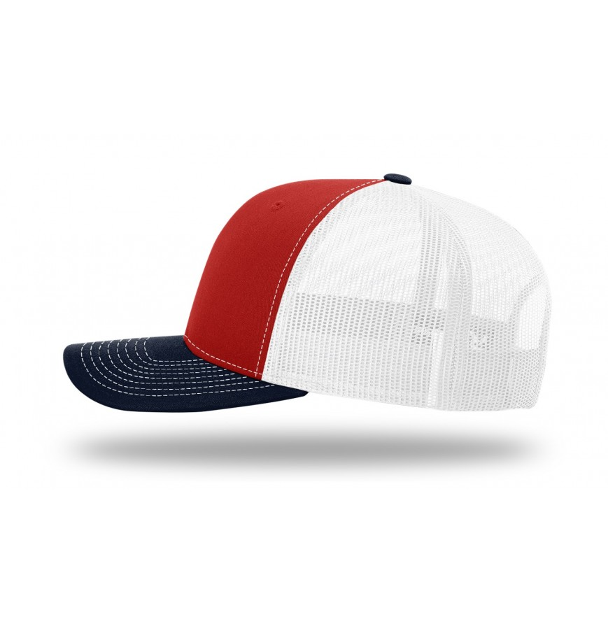 Richardson 112 Trucker Hat with Custom Leatherette Patch