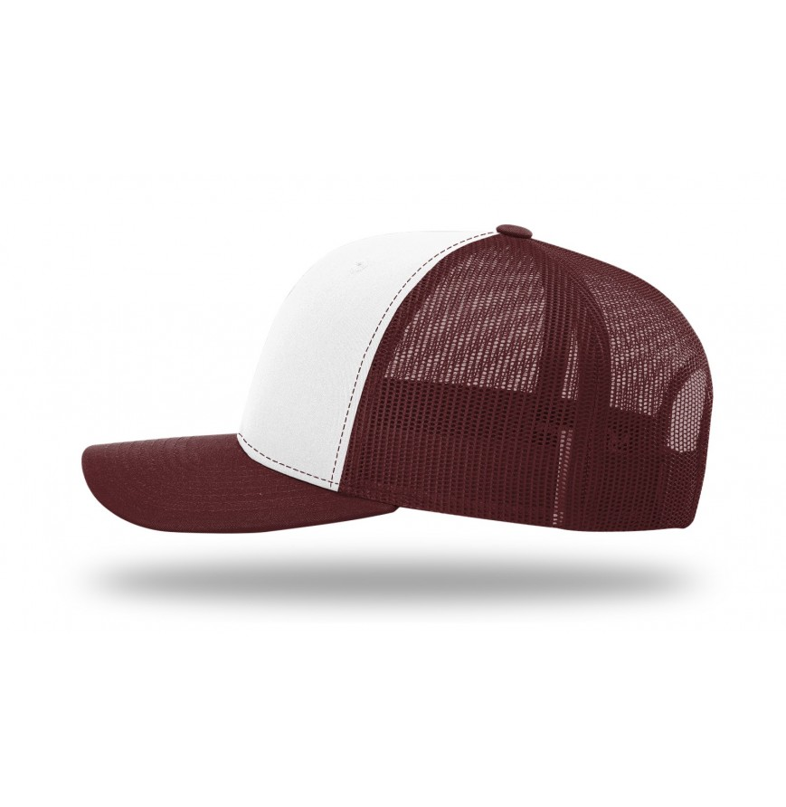 Richardson 112 Trucker Hat with Custom Leatherette Patch