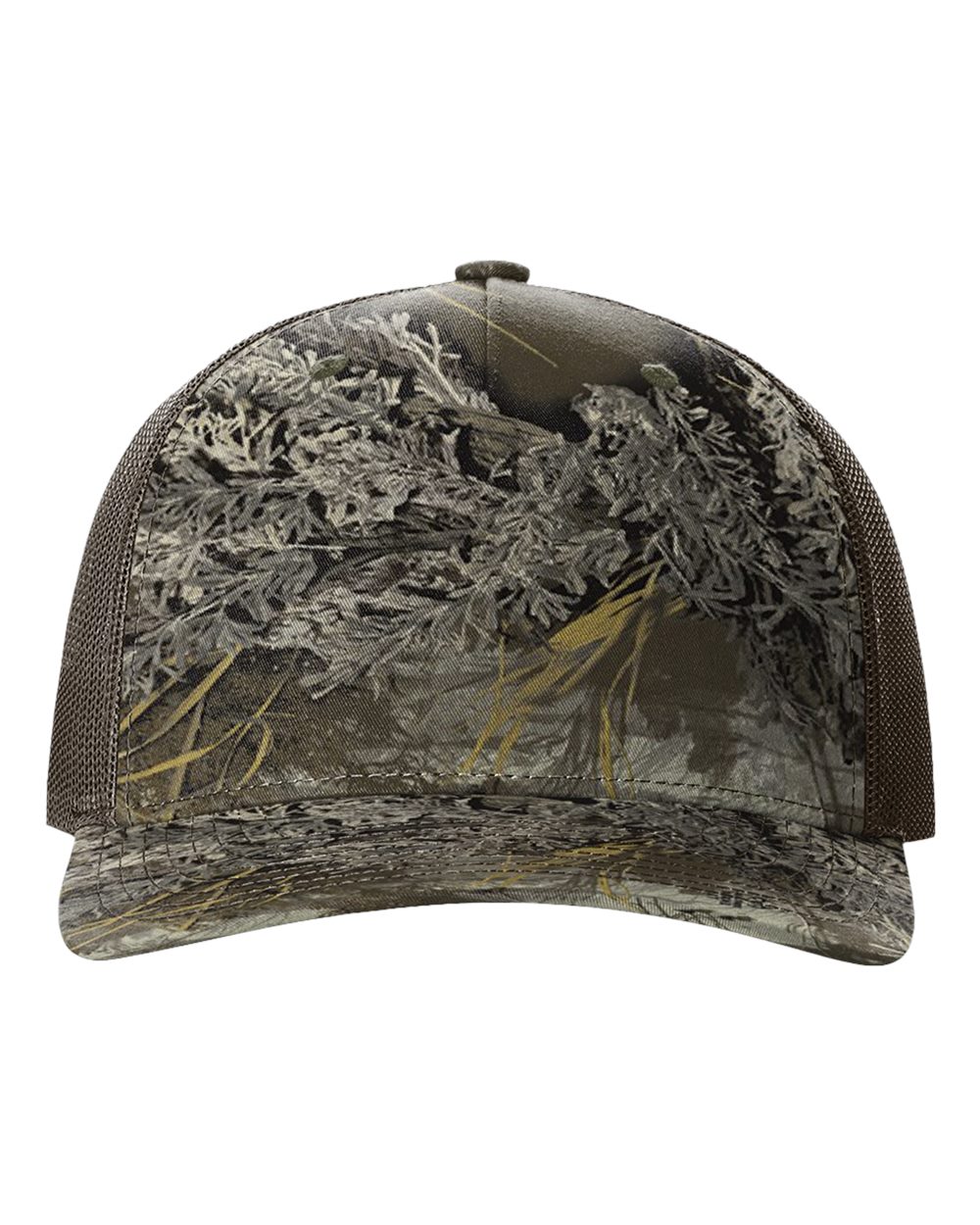Richardson 112PFP printed trucker hat in Realtree Max-1/ Brown