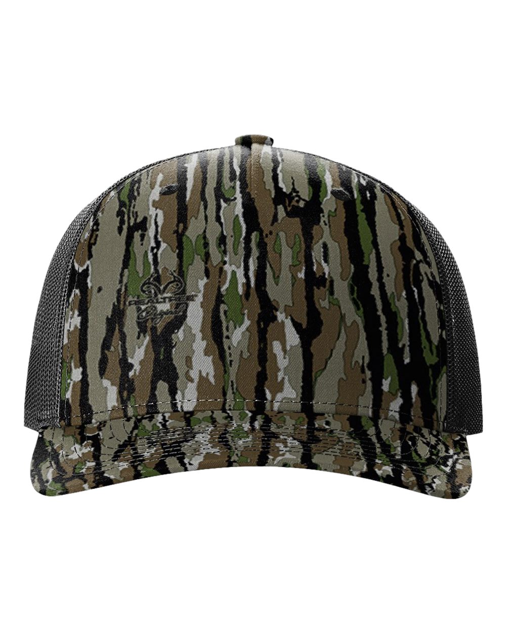 Richardson 112PFP printed trucker hat in Realtree Original/ Black