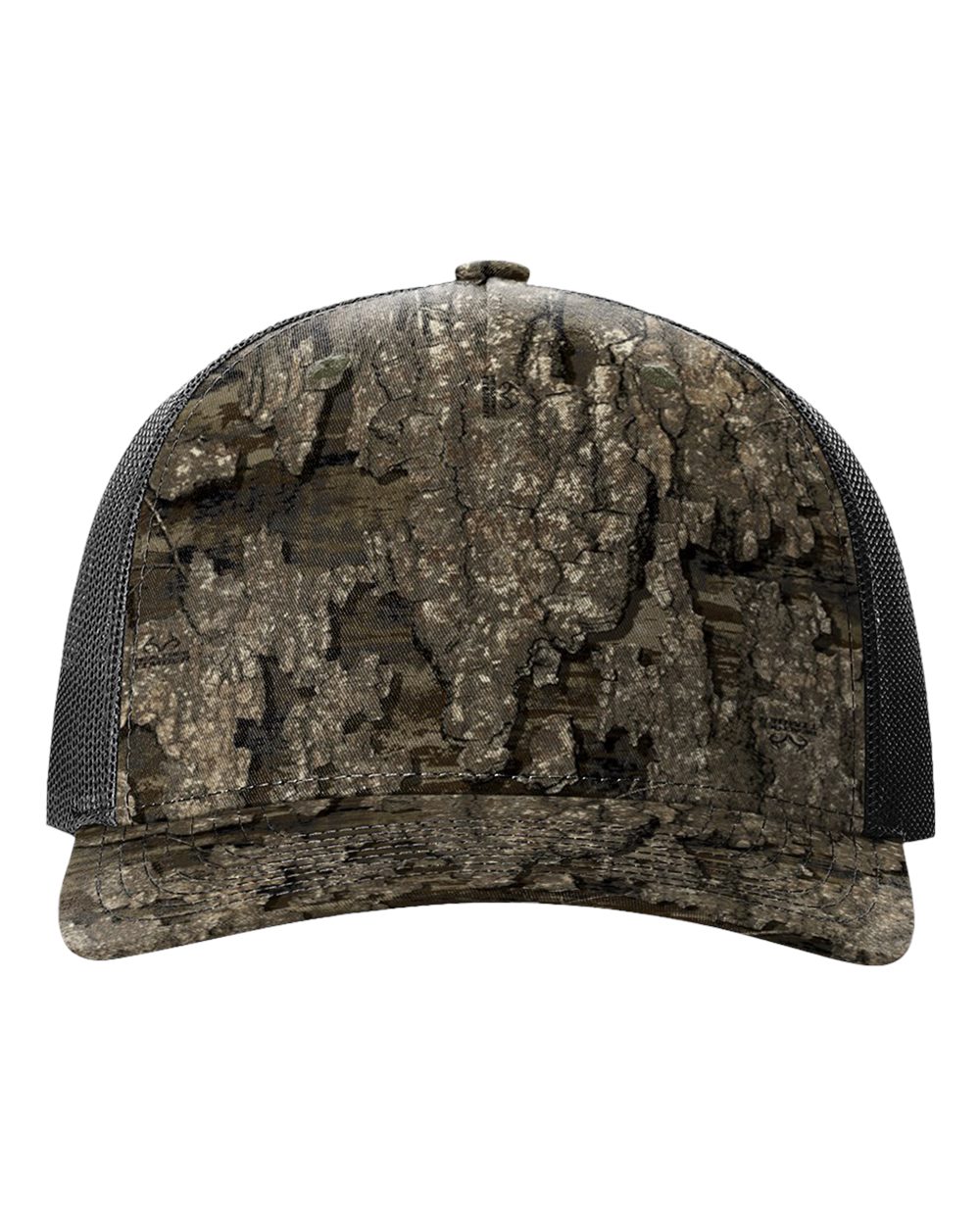 Richardson 112PFP printed trucker hat in Realtree Timber/ Black