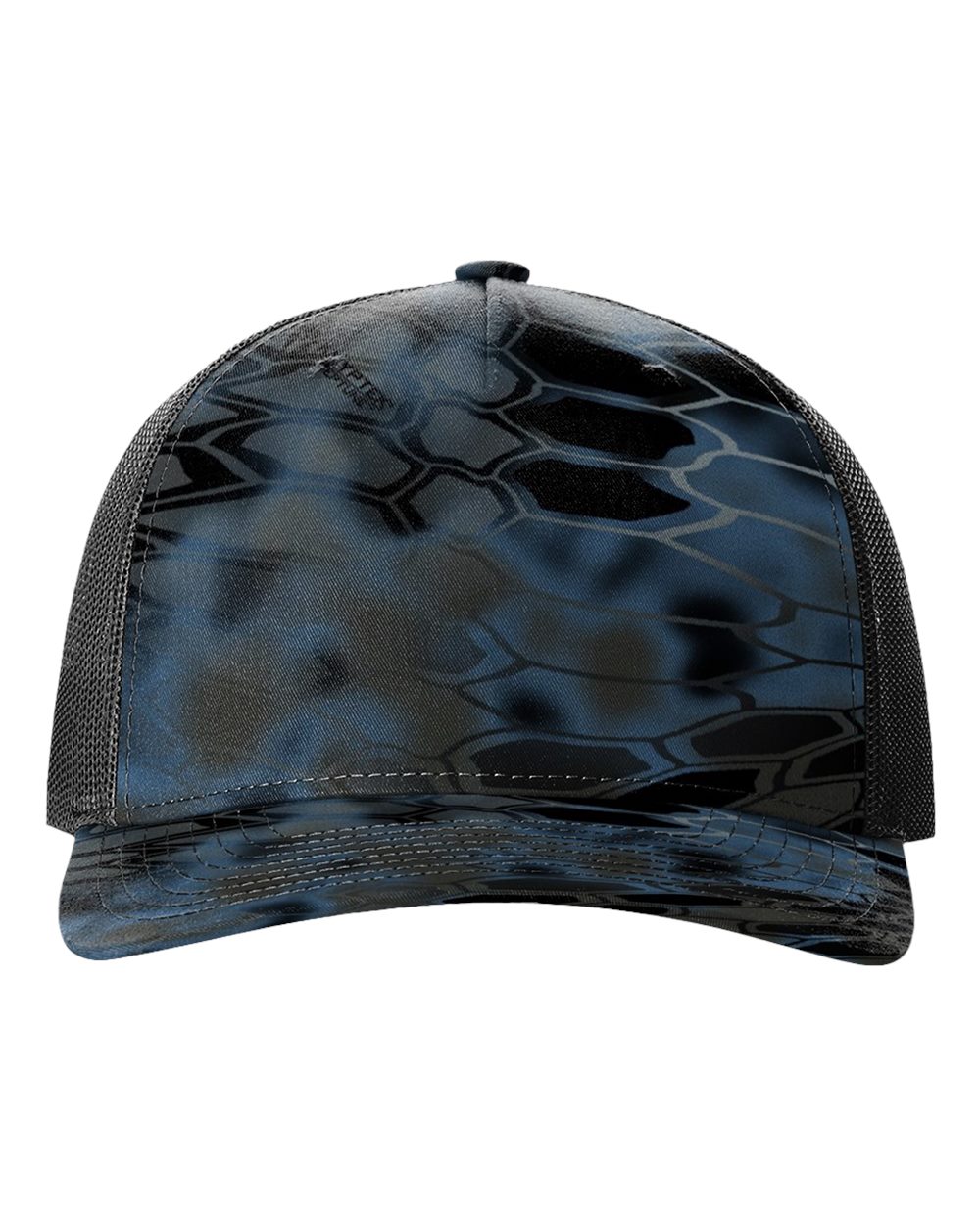 Richardson 112PFP printed trucker hat in Kryptek Neptune/ Black