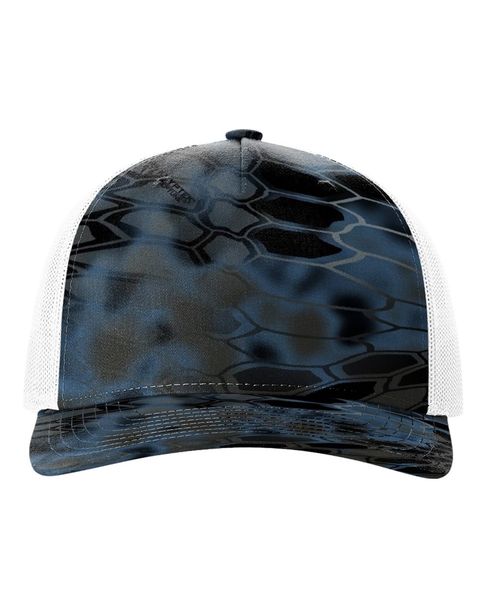 Richardson 112PFP printed trucker hat in Kryptek Neptune/ White