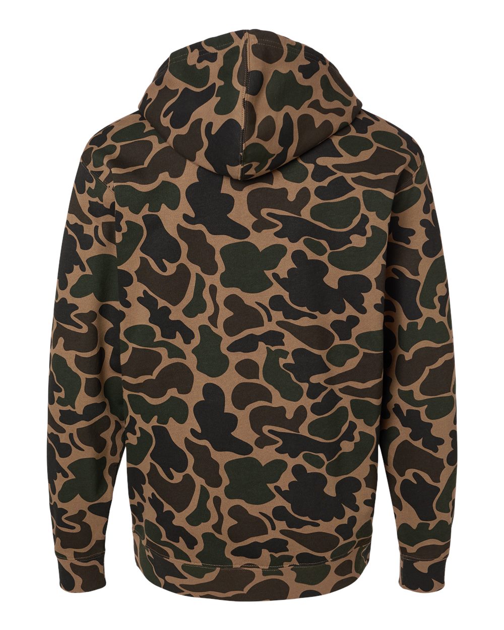 SS4500 Duck Camo midweight hoodie; undecorated garment