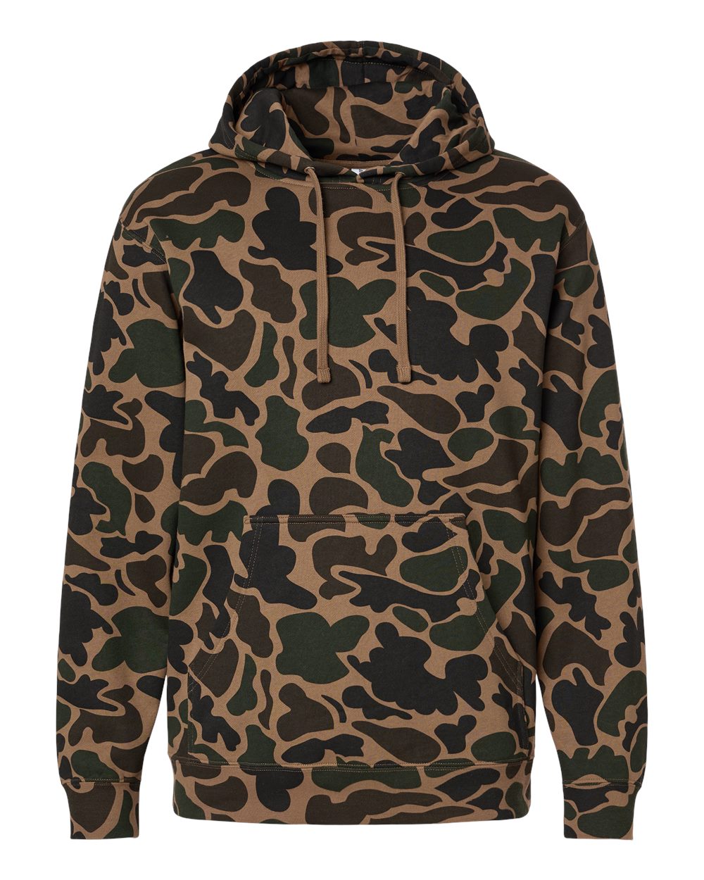 SS4500 Duck Camo midweight hoodie; undecorated garment