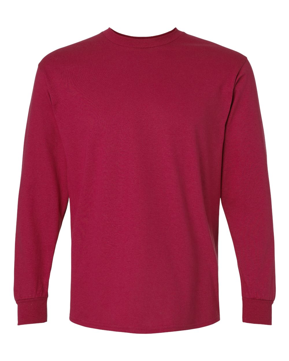 Gildan 2400 long sleeve shirt in Cardinal Red