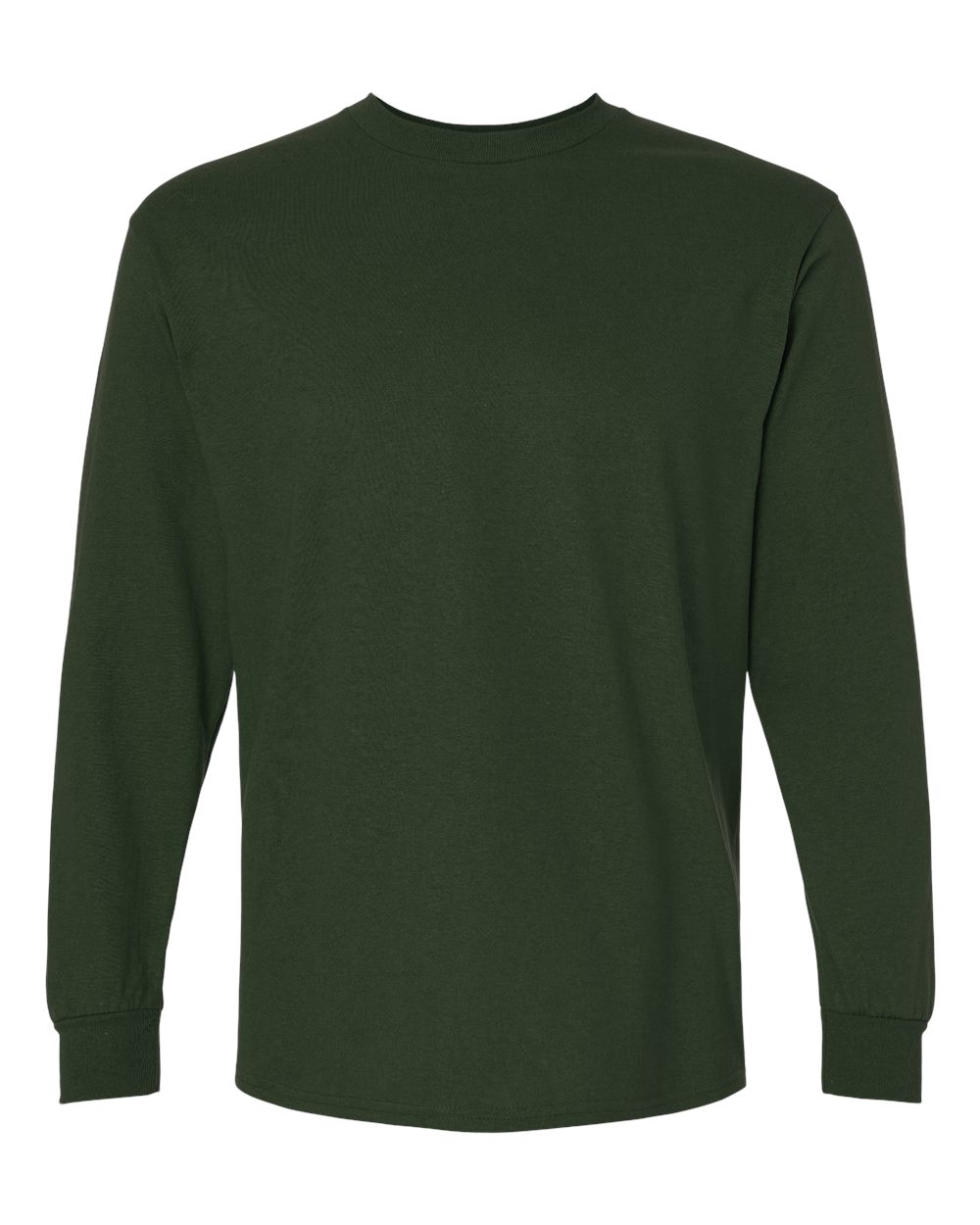 Gildan 2400 long sleeve shirt in Forest Green