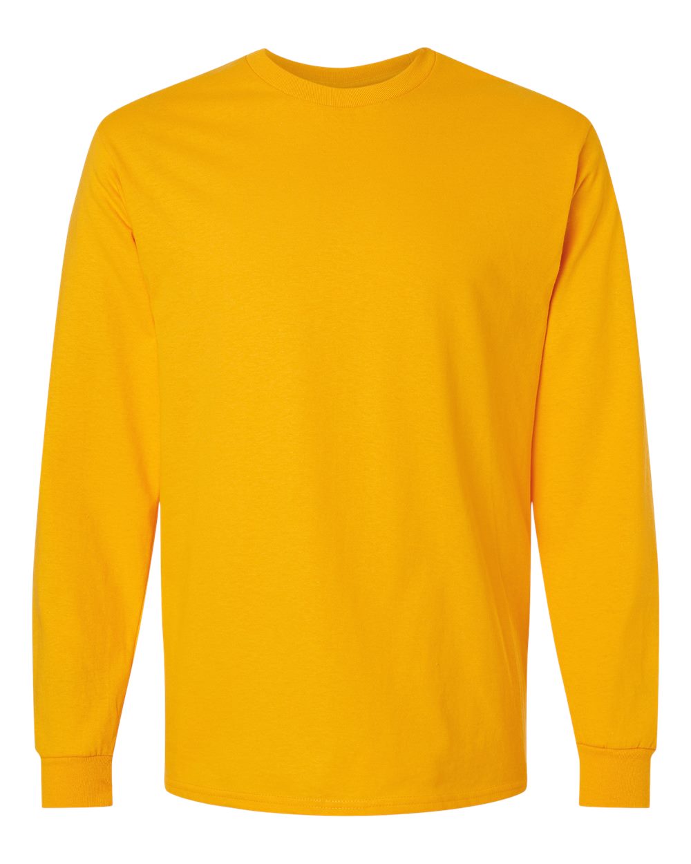 Gildan 2400 long sleeve shirt in Gold