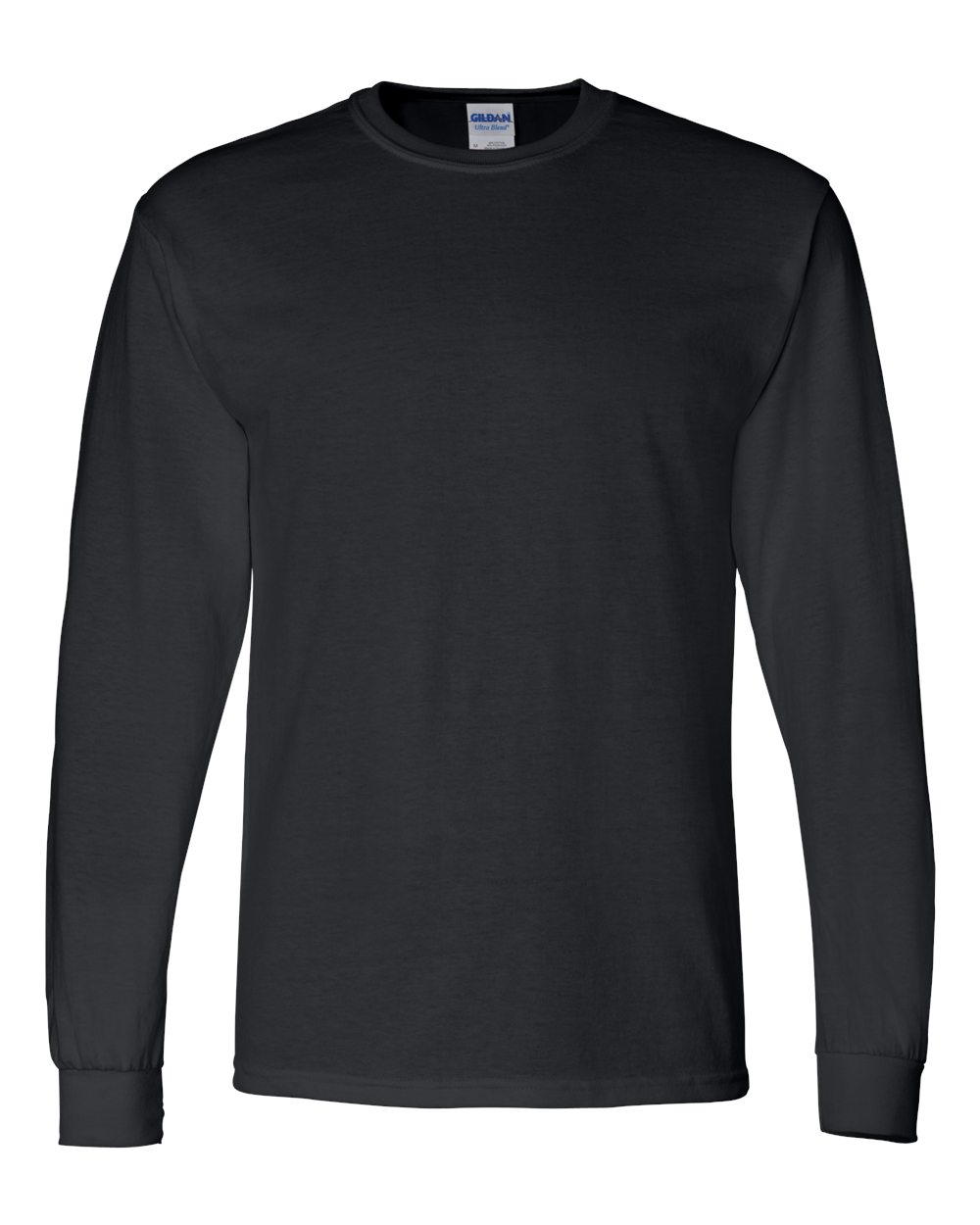 Gildan 8400 long sleeve shirt in Black