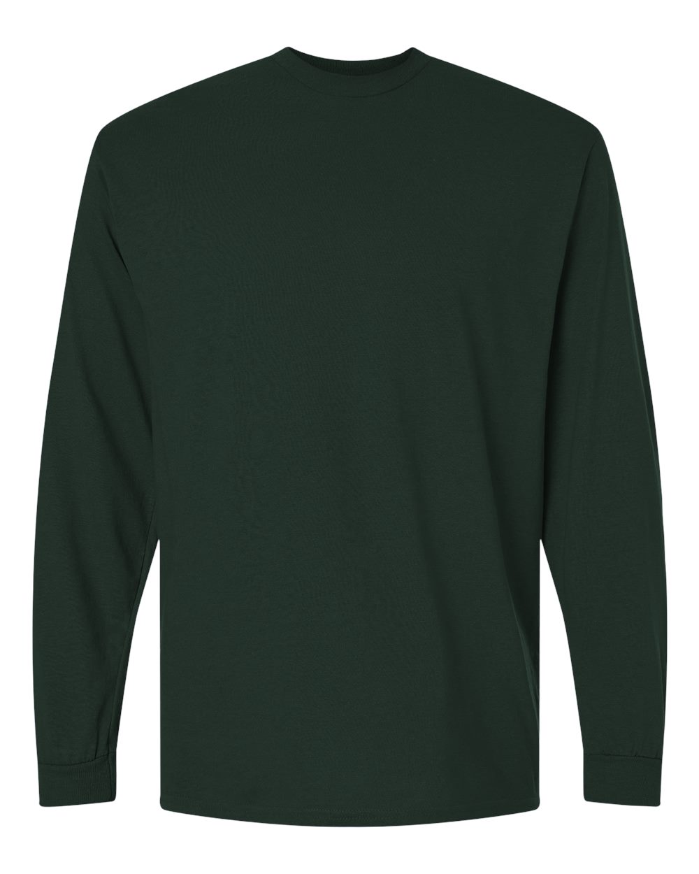 Gildan 8400 long sleeve shirt in Forest Green