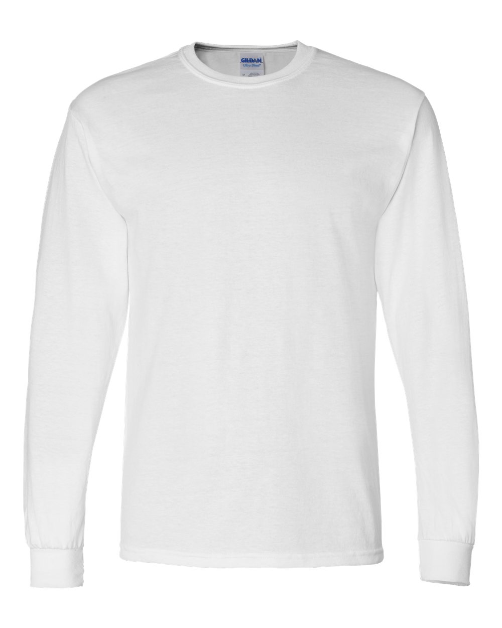 Gildan 8400 long sleeve shirt in White