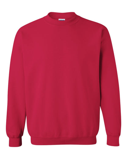 Gildan 18000 crewneck sweatshirt in Cherry Red
