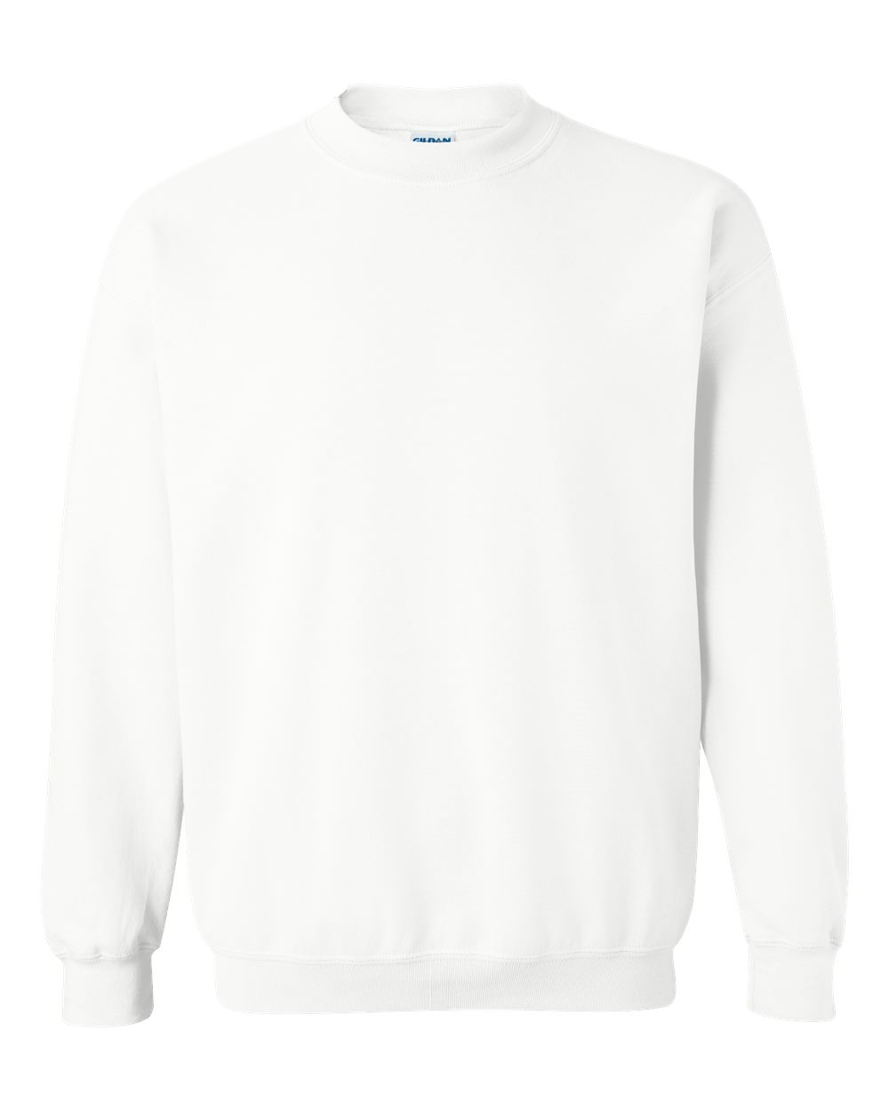 Gildan 18000 crewneck sweatshirt in White