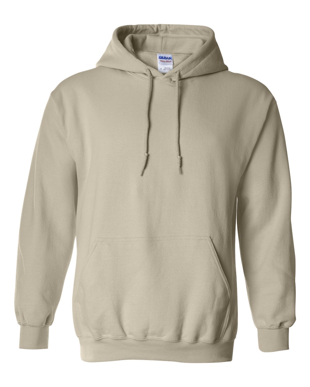 Gildan 18500 hooded sweatshirt in Sand